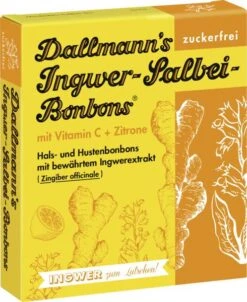 Dallmann's Ingwer-Salbei-Bonbons Mit Vitamin C Und Zitrone