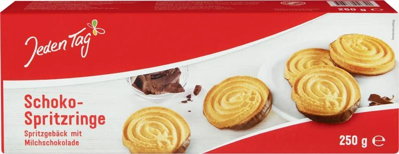 Jeden Tag Schoko-Spritzringe 1 Jeden Tag Schoko-Spritzringe
