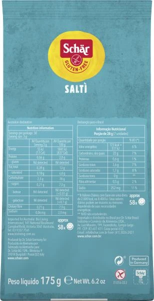 Schär Salti Mit Meersalz 2 Schär Salti Mit Meersalz – Bild 2