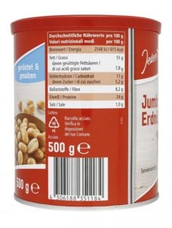 Jeden Tag Jumbo Erdnüsse Geröstet & Gesalzen -Suesswaren Haus 4502021848 4306188351184 03