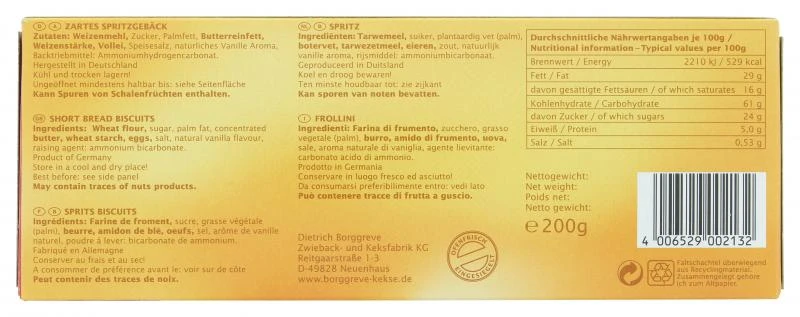 Borggreve Spritz-Gebackenes 2 Borggreve Spritz-Gebackenes – Bild 2