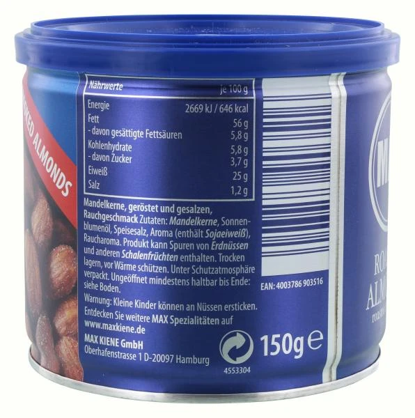 Max Mandelspezialität Geröstet & Gewürzt 2 Max Mandelspezialität Geröstet & Gewürzt – Bild 2