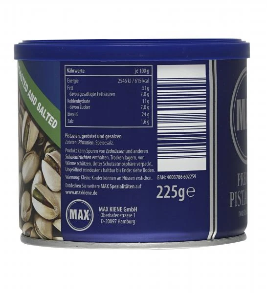 Max Premium Pistazien Geröstet & Gesalzen 2 Max Premium Pistazien Geröstet & Gesalzen – Bild 2