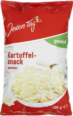 Jeden Tag Kartoffelsnack Gesalzen