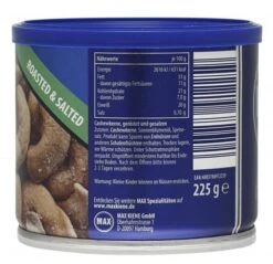 Max Jumbo Cashews Geröstet & Gesalzen -Suesswaren Haus 4502022201 4003786912259 02.jpg