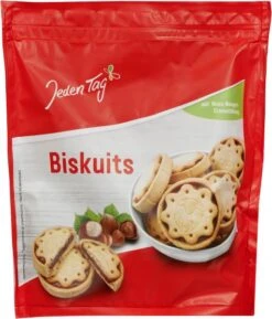 Jeden Tag Biskuits Mit Haselnussfüllung