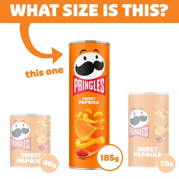 Pringles Sweet Paprika Chips 6 Pringles Sweet Paprika Chips – Bild 6