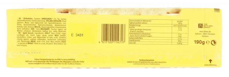 Leibniz Dinkelkeks 2 Leibniz Dinkelkeks – Bild 2