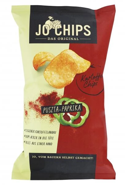 Jo Chips Kartoffel Chips Puszta-Paprika 1 Jo Chips Kartoffel Chips Puszta-Paprika