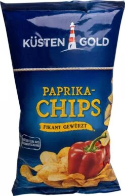 Küstengold Chips Paprika Pikant Gewürzt