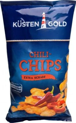 Küstengold Chips Chili Extra Scharf