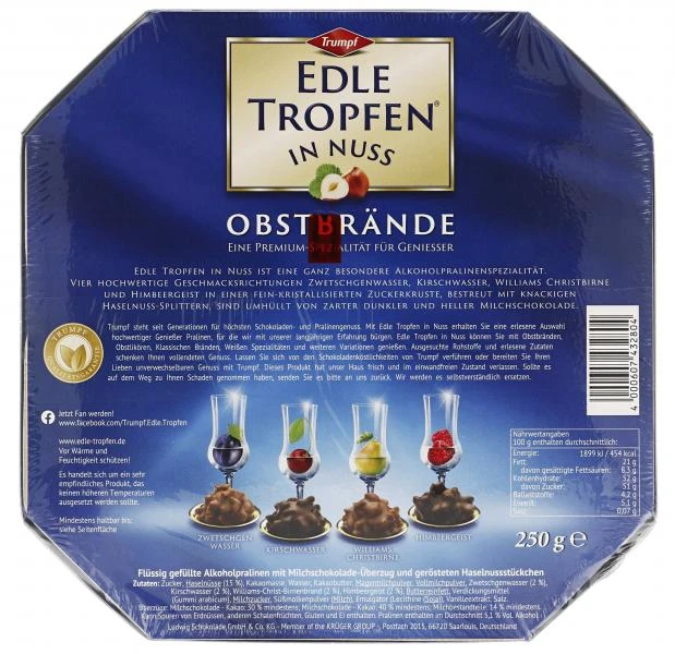 Trumpf Edle Tropfen In Nuss Obstbrände 2 Trumpf Edle Tropfen In Nuss Obstbrände – Bild 2