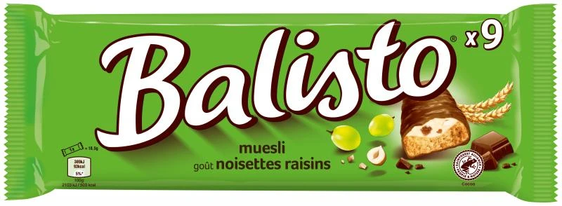 Balisto Müsli-Mix Schokoriegel Multipack 9 X 18,50 G 1 Balisto Müsli-Mix Schokoriegel Multipack 9 X 18,50 G