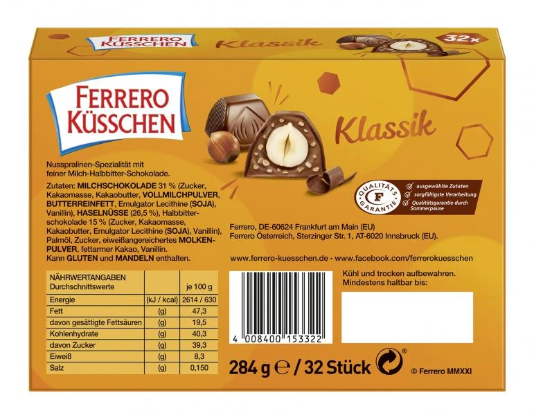 Ferrero Küsschen Vorratspack 3 Ferrero Küsschen Vorratspack – Bild 3
