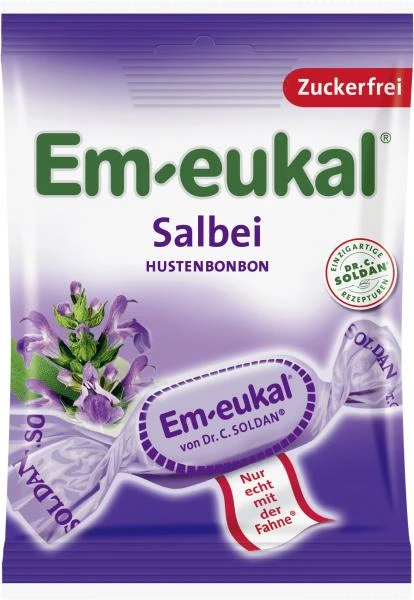 Em-eukal Hustenbonbons Salbei Zuckerfrei 1 Em-eukal Hustenbonbons Salbei Zuckerfrei