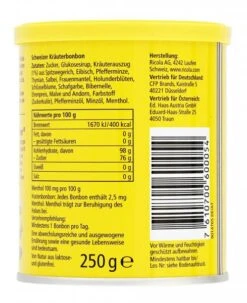 Ricola Original Kräuterzucker -Suesswaren Haus 4502031618 7610700600054 03