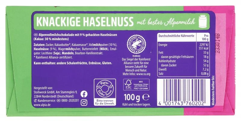 Alpia Haselnuss 2 Alpia Haselnuss – Bild 2