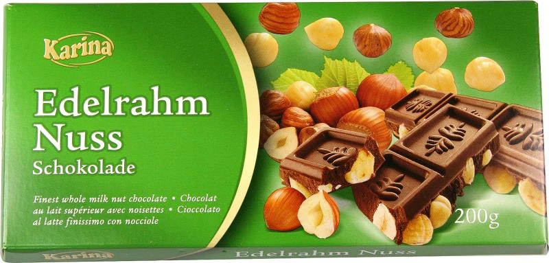 Karina Edel Rahm Nuss Schokolade 1 Karina Edel Rahm Nuss Schokolade