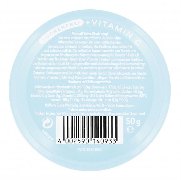 Pulmoll Hustenbonbons Zuckerfrei Extra Stark 2 Pulmoll Hustenbonbons Zuckerfrei Extra Stark – Bild 2