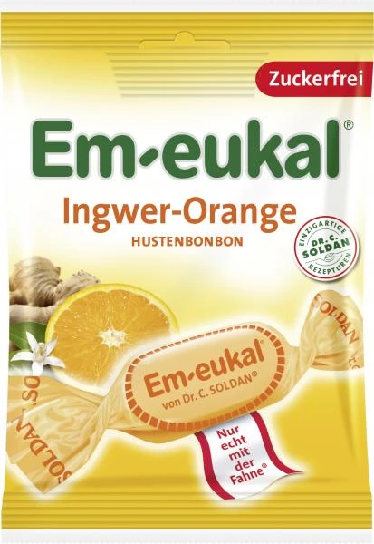 Em-eukal Hustenbonbons Ingwer-Orange Zuckerfrei 1 Em-eukal Hustenbonbons Ingwer-Orange Zuckerfrei