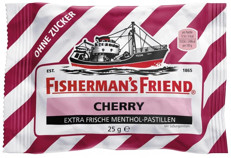 Fisherman's Friend Cherry Ohne Zucker 1 Fisherman's Friend Cherry Ohne Zucker