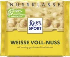 Ritter Sport Nussklasse Weisse Voll-Nuss