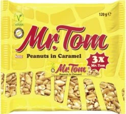 Mr. Tom Peanuts In Caramel Riegel 3er 120 G