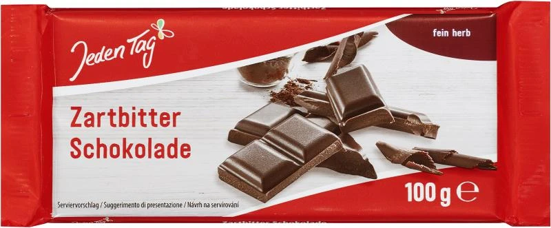 Jeden Tag Schokolade Zartbitter 1 Jeden Tag Schokolade Zartbitter