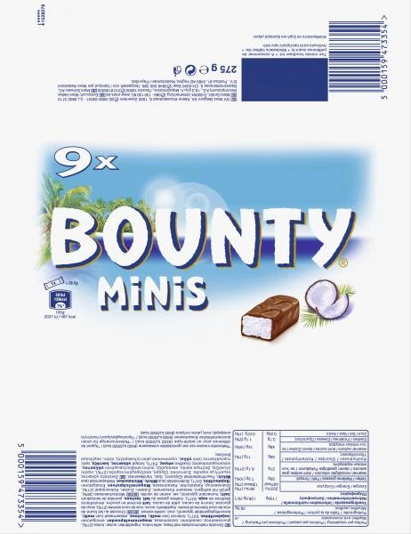 Bounty Minis Schokoriegel 2 Bounty Minis Schokoriegel – Bild 2
