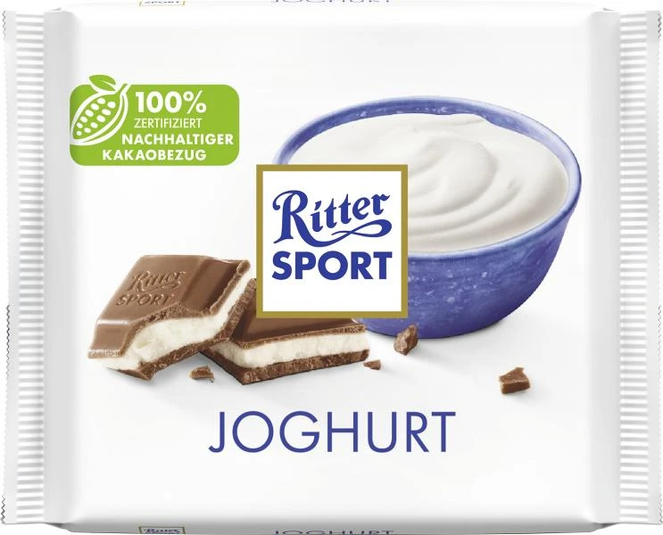 Ritter Sport Bunte Vielfalt Joghurt 2 Ritter Sport Bunte Vielfalt Joghurt – Bild 2