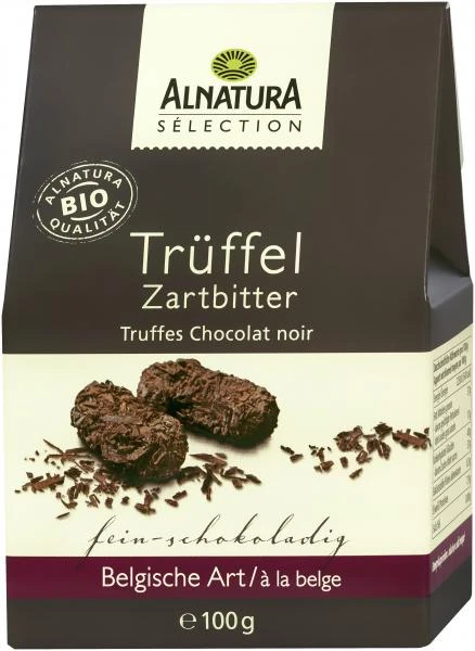 Alnatura Trüffel Pralinen Belgische Art Zartbitter 1 Alnatura Trüffel Pralinen Belgische Art Zartbitter