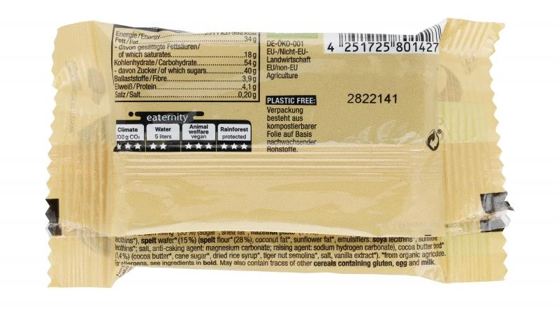 Veganz Wafer Choc Bar Hazel 3 Veganz Wafer Choc Bar Hazel – Bild 3
