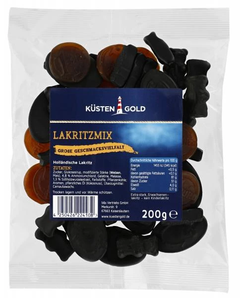 Küstengold Lakritzmix Große Geschmacksvielfalt 1 Küstengold Lakritzmix Große Geschmacksvielfalt