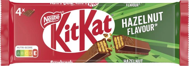 Nestlé Kitkat Hazelnut Multipack 4er 1 Nestlé Kitkat Hazelnut Multipack 4er