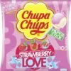 Chupa Chups Lutscher Strawberry Love 10er