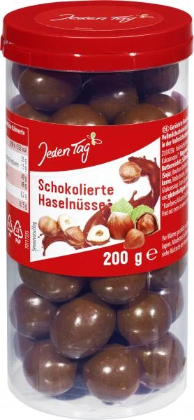 Jeden Tag Schokolierte Haselnüsse 1 Jeden Tag Schokolierte Haselnüsse