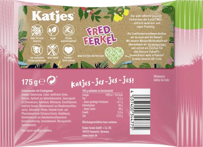 Katjes Fred Ferkel 2 Katjes Fred Ferkel – Bild 2