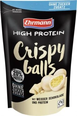 Ehrmann High Protein Crispy Balls Weiße Schokolade Ohne Zucker