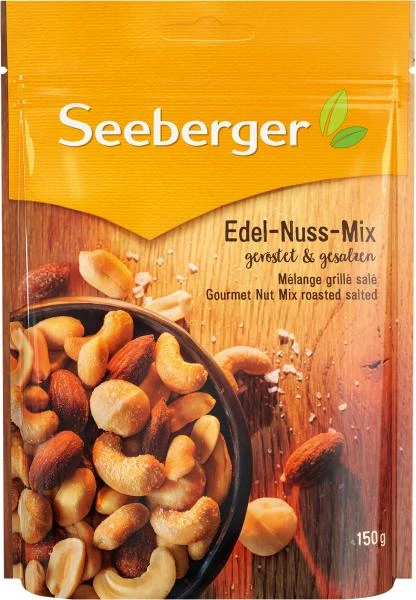 Seeberger Edel-Nuss-Mix Geröstet & Gesalzen 1 Seeberger Edel-Nuss-Mix Geröstet & Gesalzen