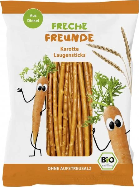 Freche Freunde Laugensticks Karotte 1 Freche Freunde Laugensticks Karotte