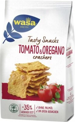 Wasa Knäckebrot Delicate Crackers Tomate & Oregano