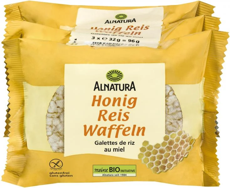 Alnatura Honig Reis Waffeln 1 Alnatura Honig Reis Waffeln