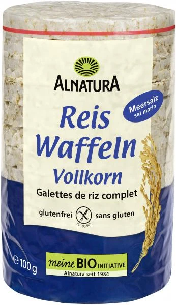 Alnatura Reiswaffeln Vollkorn Meersalz 1 Alnatura Reiswaffeln Vollkorn Meersalz